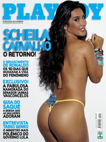 Scheila Carvalho na capa da Playboy de abril de 2009