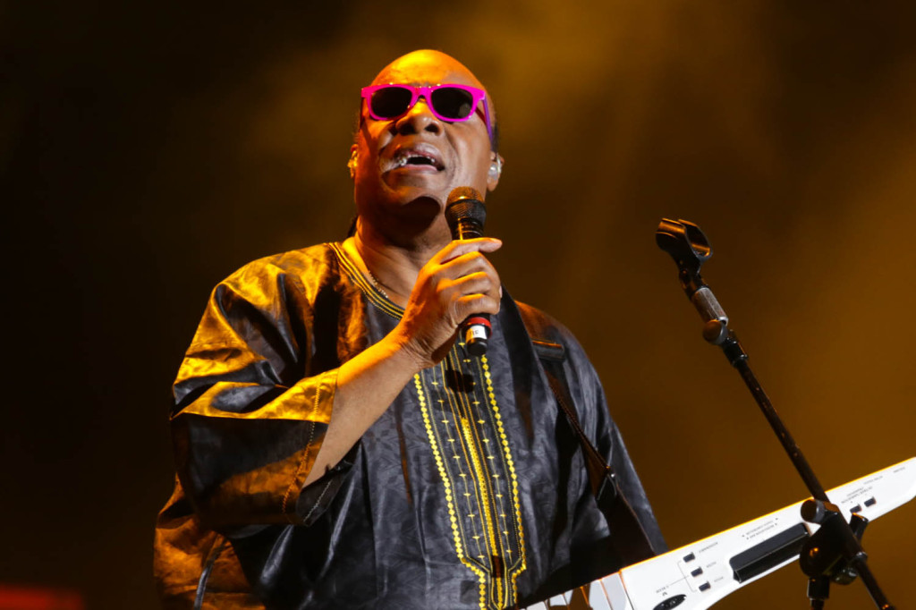 Stevie Wonder se apresenta em São Paulo