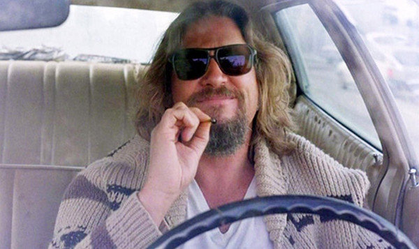 Um sessentão maconheiro: Jeff Bridges, que em O Grande Lebowski (1998)   usa e abusa da erva