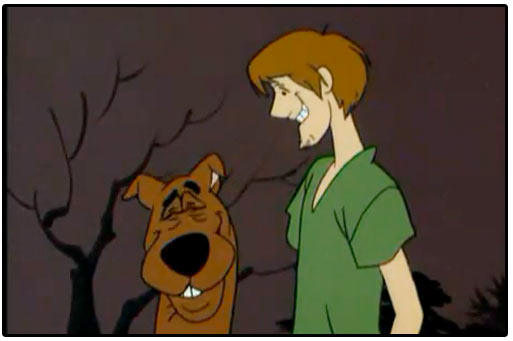 Além disso, eles vivem dando risada de tudo... A primeira temporada de   Scooby-Doo estreou em 1969, no auge da contracultura. Tirem suas   conclusões