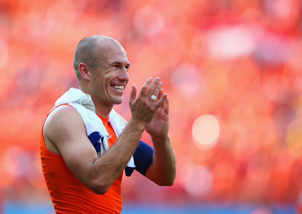 7 - O holandês Robben, um dos destaques da Copa, foi o sétimo mais procurado