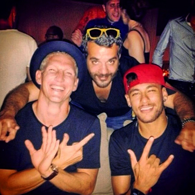 Neymar no rolê com o parça Schweinsteiger