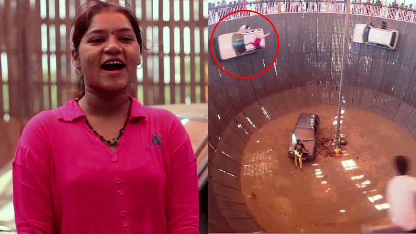 Pooja Rathod, de 20 anos, a mulher mais corajosa da Índia