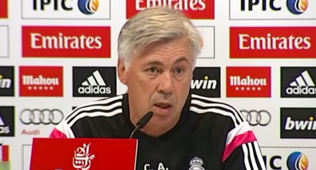 O técnico Carlo Ancelotti precisou explicar a confusão no dia seguinte