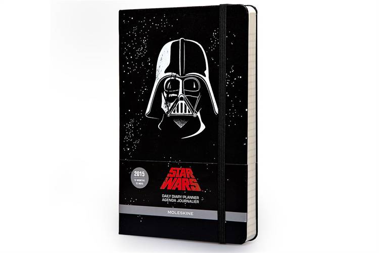 Mas a agenda passa a ser um presente interessante se você escolher um modelo cheio de charme como esse aqui do Star Wars. Os geeks piram!  Livraria Cultura/ Preço: R$ 119,31  <a href=http://www.livrariacultura.com.br/><em>site da marca</em></a>