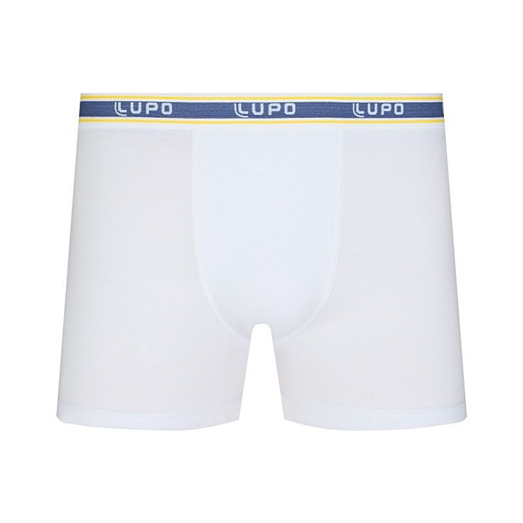 Kit duas cuecas boxer em algodão com elastano; R$ 29,50, na Lupo (www.lupostore.com.br). Preço pesquisado em janeiro de 2015, sujeito a modificações