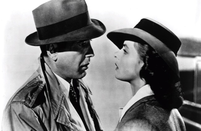 Humphrey Bogart e Ingrid Bergman estrelam um dos maiores clássicos de Hollywood