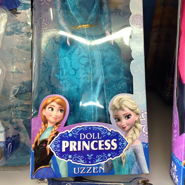 A linda princesa Elsa de Uzzen