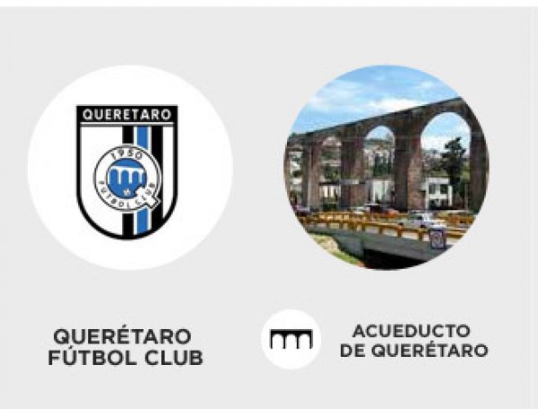 O time mexicano em que joga atualmente Ronaldinho Gaúcho homenageia o Aqueduto de Querétaro, uma obra arquitetônica simplesmente incrível.