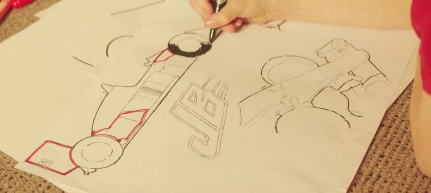 Vídeo lançado pela McLaren mostra o que pode ser parte donovo carro da equipe