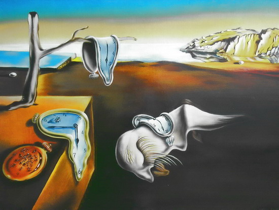 Este é um dos quadros mais famosos de Dalí, e você provavelmente já viu o 
