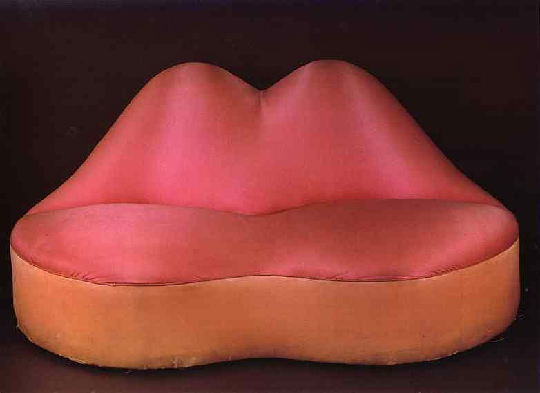 O icônico sofá inspirado nos lábios da atriz Mae West pode ser seu.