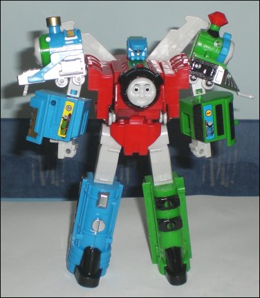 O trenzinho amigo Thomas, quem diria, é um Transformer invocadão