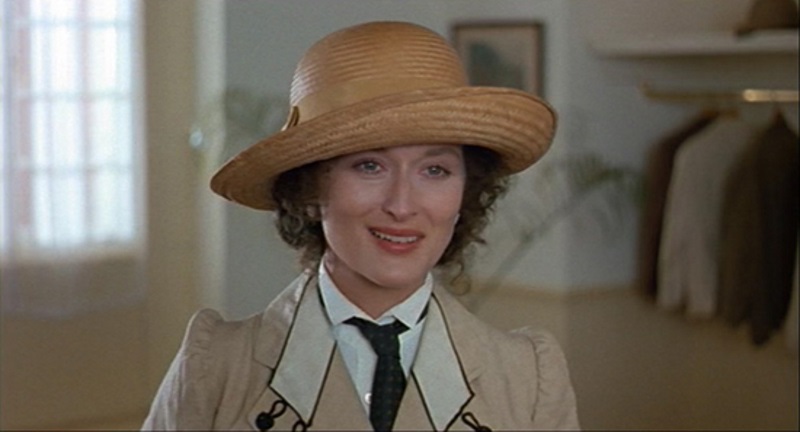 No Oscar 86, Meryl concorreu no papel da baronesa fazendeira, no filme que concorreu a 11 Oscars e levou 7 - mas Meryl não levou