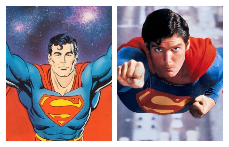 Em 78, a adaptação do super-herói das HQs foi aguardadíssima. Assim como a identidade do ator que seria o personagem: Christopher Reeve, então um desconhecido