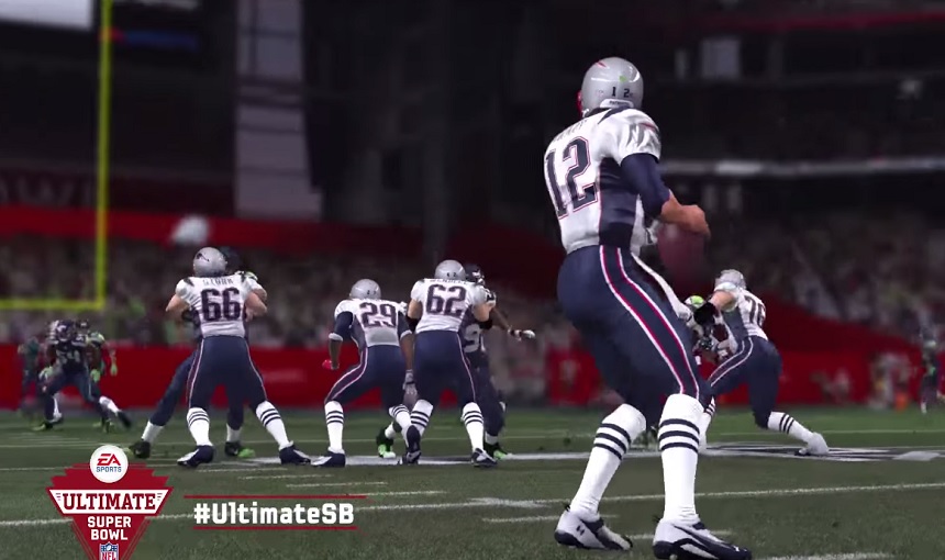 Videogame simulou a grande final da NFL e acertou na mosca