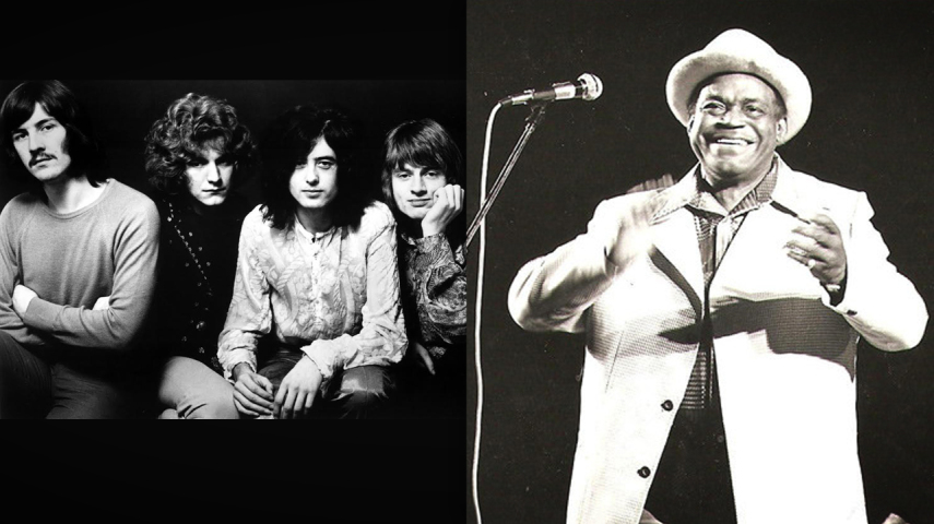 Alguns versos de Whole Lotta Love foram copiados de You Need Love. Dixon (direita) entrou com um processo, ganhou, e nas edições posteriores do álbum Led Zeppelin II, em que Whole... está, ele é creditado como co-autor.