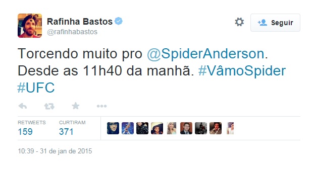 Rafinha Bastos no Twitter