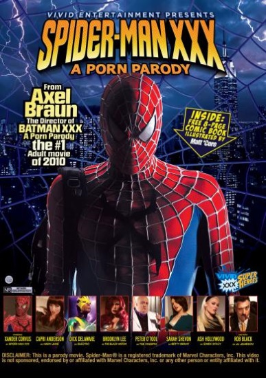 Mais heróis pornôs: Homem-Aranha...