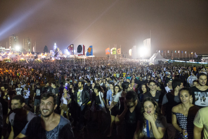 Vista geral do Lollapalooza 2015