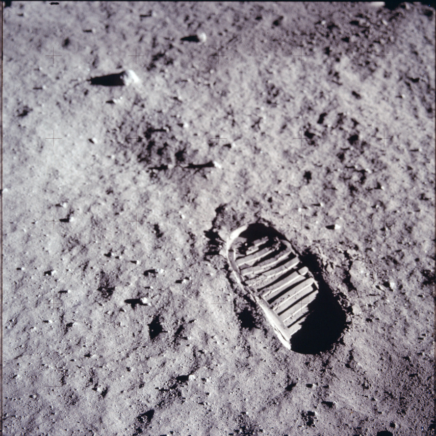 Foto original de AS11-40-5878 por Edwin Aldrin, 1969