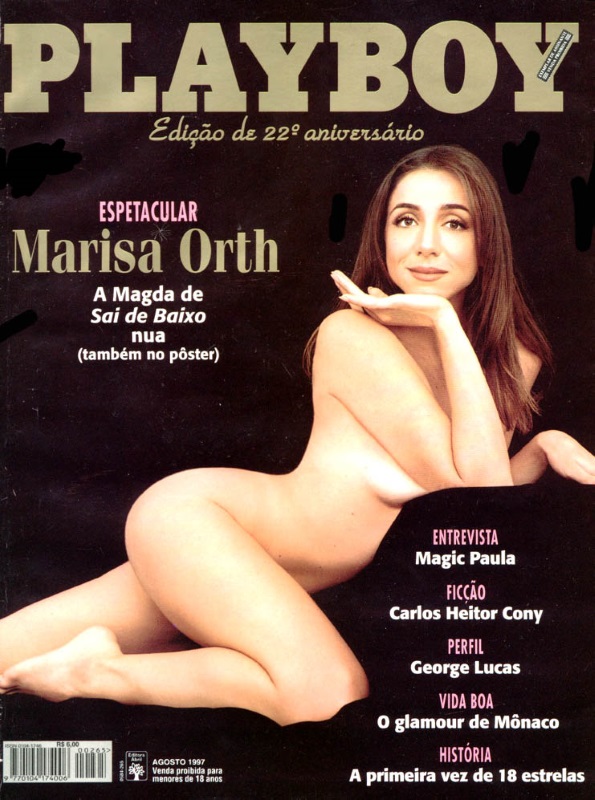 Outra nudez aguardada: Marisa Orth em agosto de 1997, no auge do sucesso de 