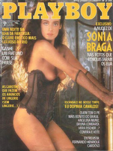 Edição de setembro de 1984, trazia fotos de Sônia publicadas pela Playboy americana. O preço de agora: R$30