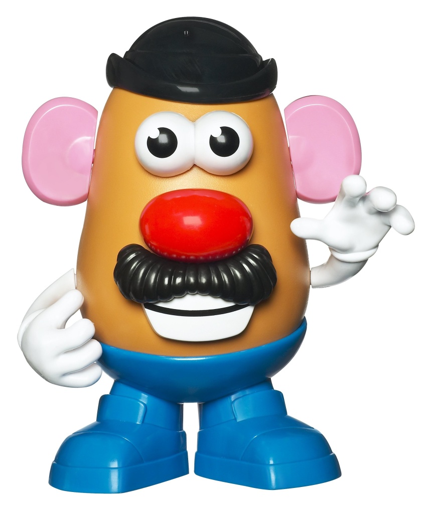 Muito antes de ser uma estrela do Toy Story, o Sr. Cabeça de Batata já fazia sucesso com a criançada, que sempre bagunçava o rosto dele.