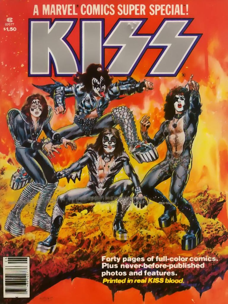 A HQ do Kiss, lançada em 1970 foi polêmica por que?

a) Assustou as crianças

b) Não vendeu nada

c) Foi impressa com o sangue dos integrantes

d) Os músicos não gostaram da ideia