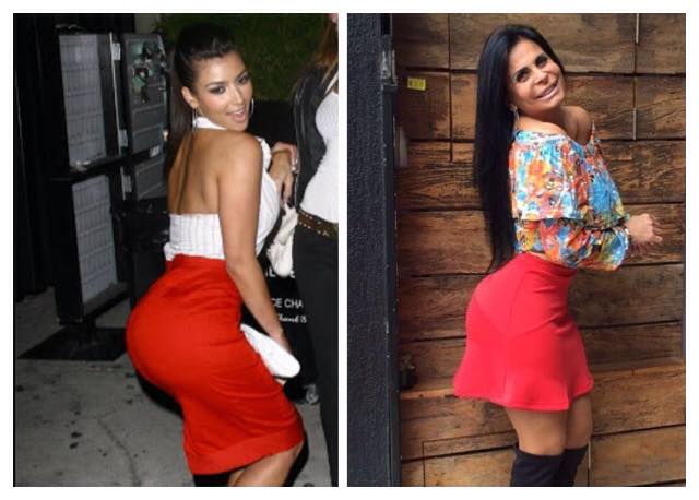 Kim Kardashian, será que você pode por favor parar de imitar a nossa Gretchen?