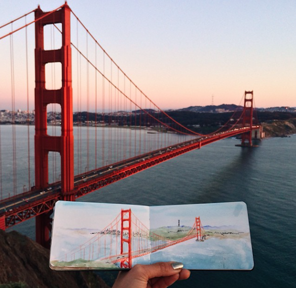 Ponte Golden Gate, na Califórnia