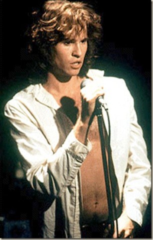 O muso de 'Top Gun' também interpretou Jim Morrison no cinema.