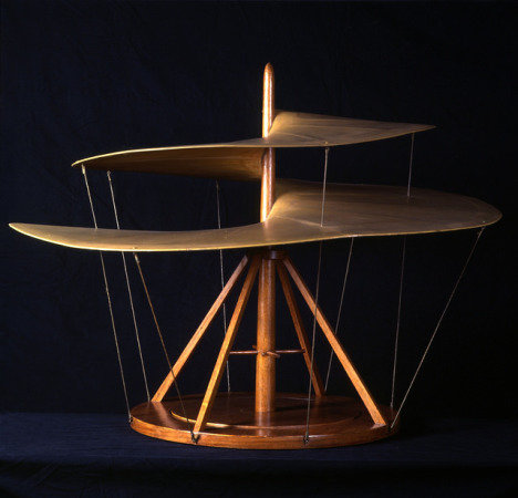 Parafuso aéreo, uma das invenções de Leonardo Da Vinci