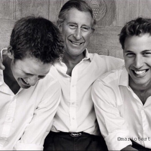Príncipe Harry, Charles e Príncipe William