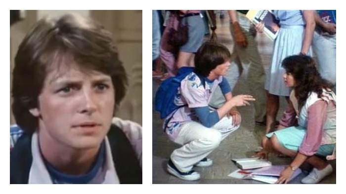Michael J. Fox estrelou esta comédia estudantil, antes de virar o astro mundial com a trilogia 
