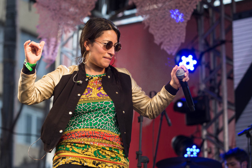 Anita Tijoux na Casper Líbero mostrou o diálogo entre ativismo, hip hop e rock com alma latina.