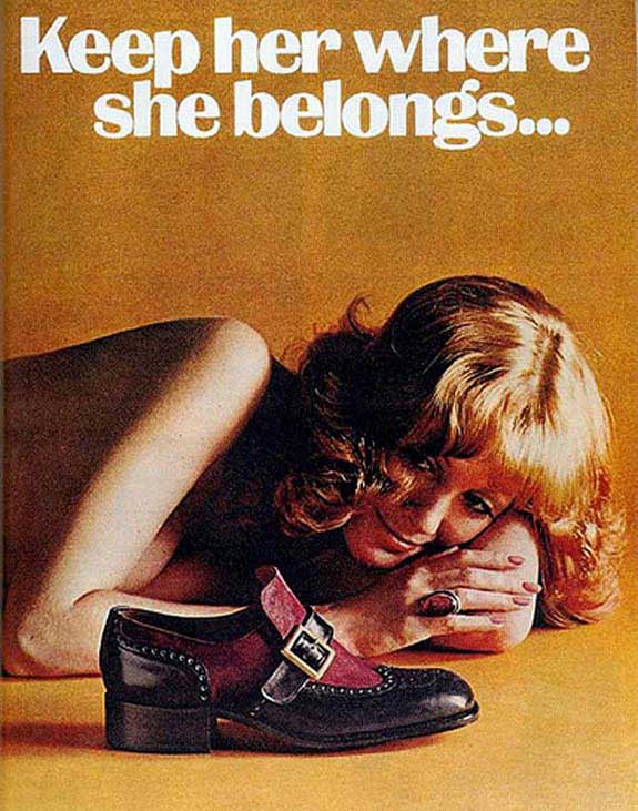 E qual seria esse lugar? O anúncio foi veiculado pela marca de sapatos Weyenberg Massagic, em 1974
