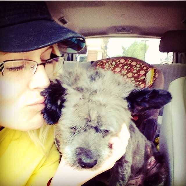Nicole Elliot e sua filha, Paisley, adotaram o cão Chester de um abrigo. Ele tem câncer e está vivendo os melhores dias de sua vida