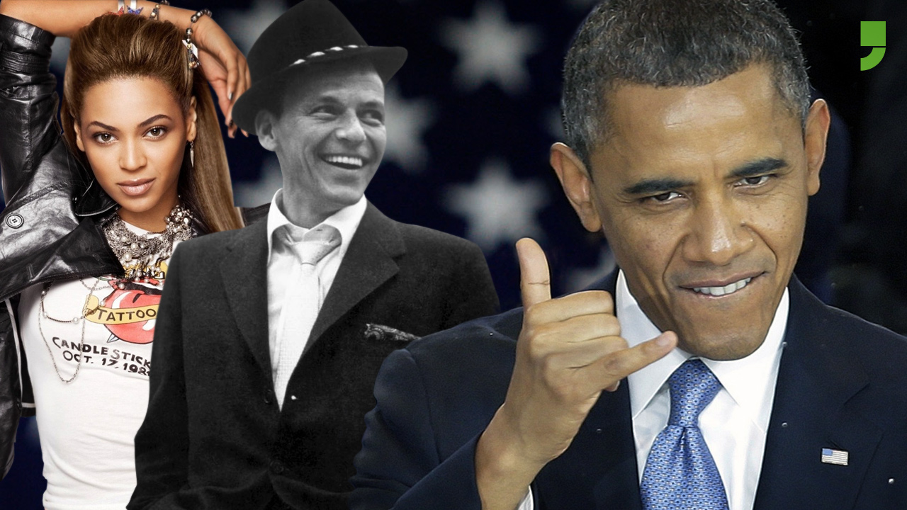 Beyoncé e Frank Sinatra estão na eclética playlist de Obama