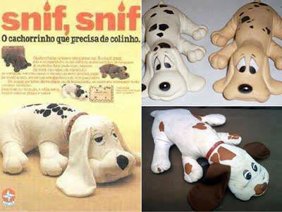 Em diferentes cores, o cachorrinho de pelúcia foi sucesso de venda nos anos 1990