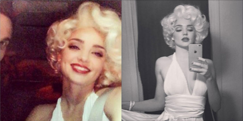 Look Marilyn Monroe é clássico, né?
