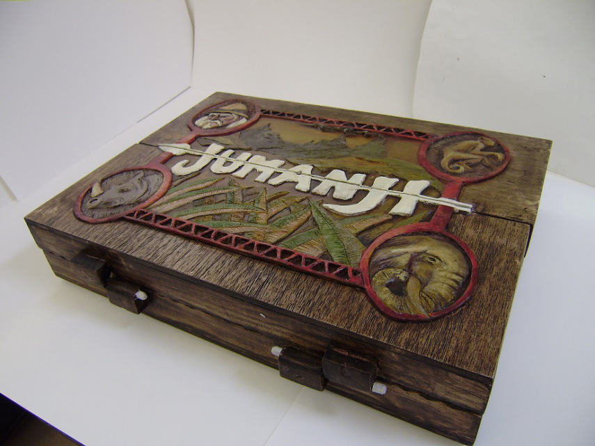 Artista recriou com perfeição o tabuleiro do filme Jumanji, que estreou em 1995 com Robin Williams no papel principal