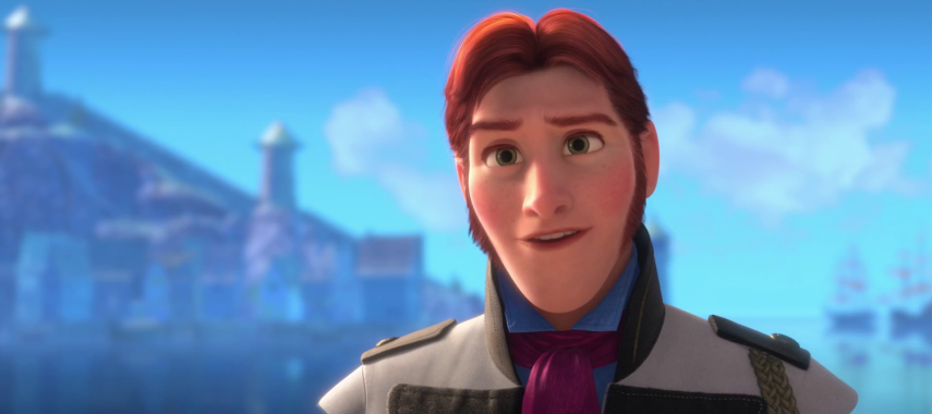 Hans, de Frozen: é um vilão com cara de príncipe, com fala mansa e atitudes educadas, o famoso duas caras