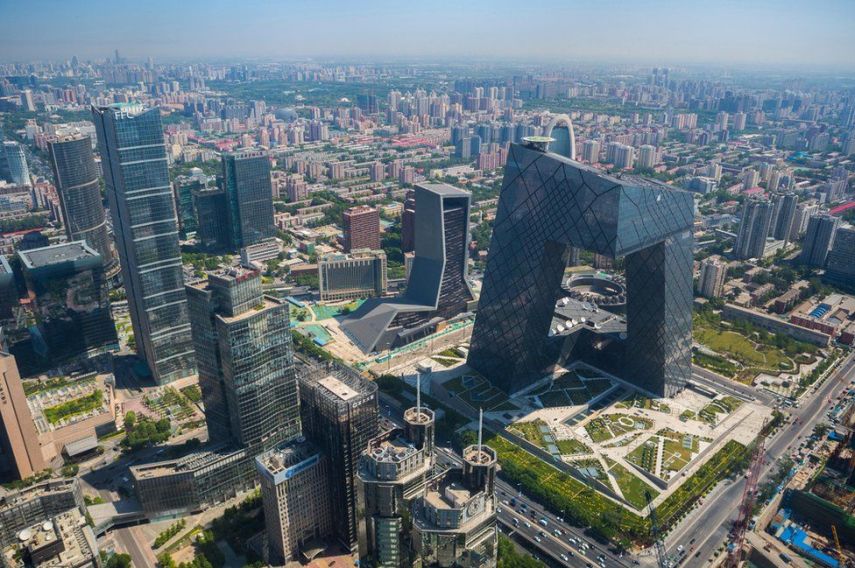 A sede da Televisão Central da China (CCTV) foi nomeado o melhor prédio alto do mundo em 2013
