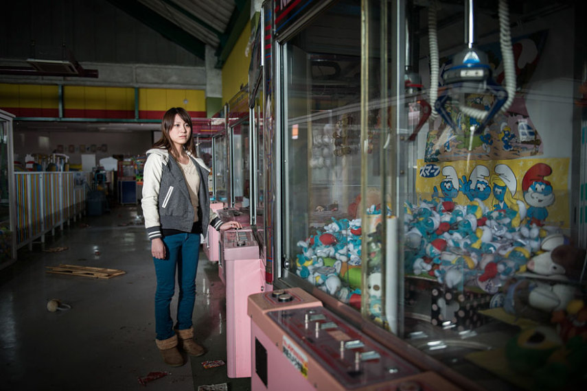 Fotógrafos clicam moradores e donos de lojas na área contaminada de Fukushima