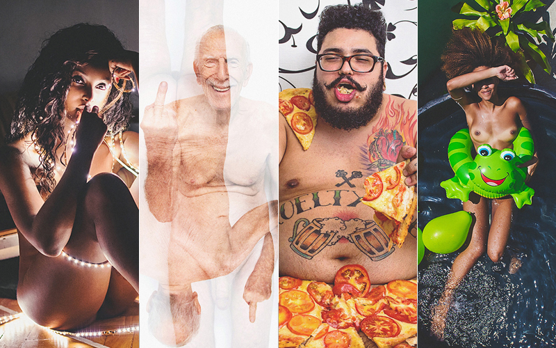Fotógrafo carioca passou um ano inteiro fotografando gente pelada para mostrar a diversidade e a beleza das pessoas 