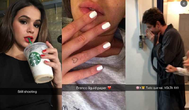Famosos brasileiros fazem sucesso no Snapchat