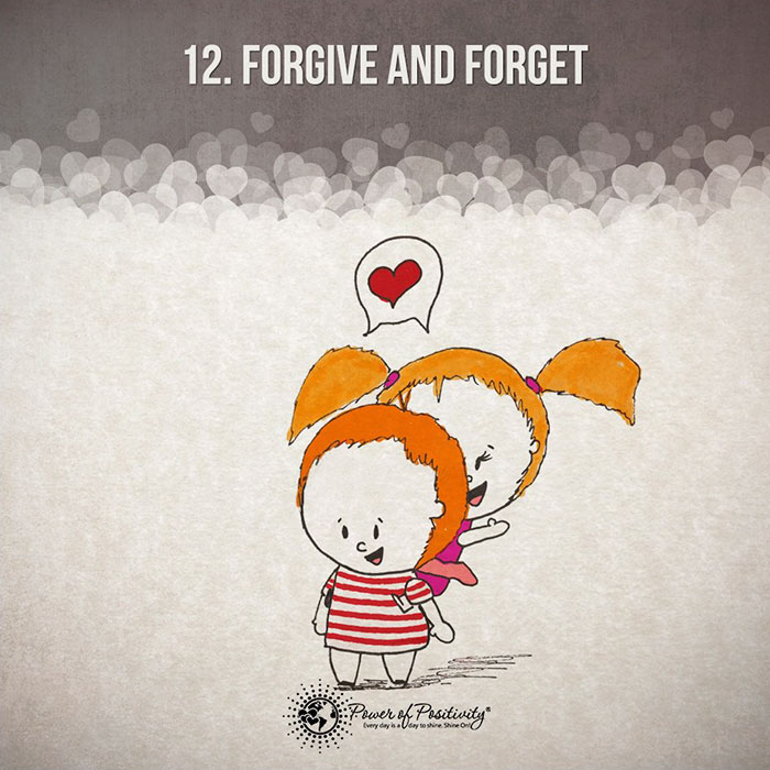 Saibam perdoar e esquecer