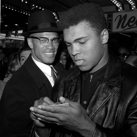 Muhammed Ali e Malcom X