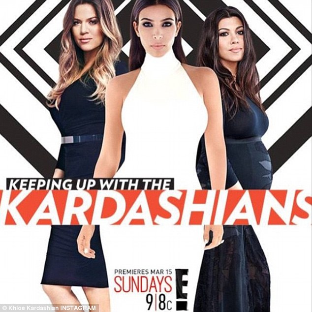 Pôster da décima temporada do reality show da família Kardashian